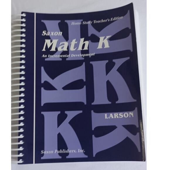 Saxon Math K Home Study Teacher's Edition - Picture 1 of 6
